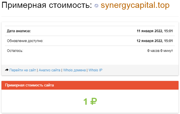 SynergyCapital лохотрон, мошенники, жулики