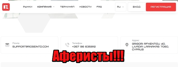 Rosein Td отзывы