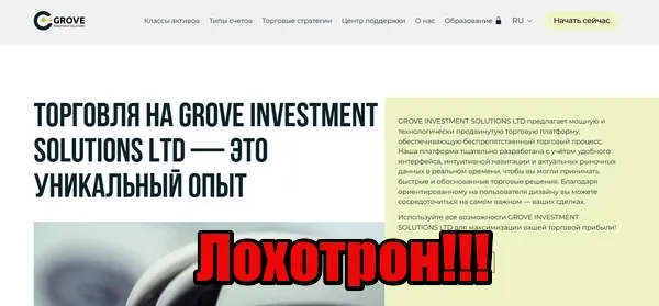 GROVE INVESTMENT SOLUTIONS LTD